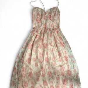 Vintage floral tea dress